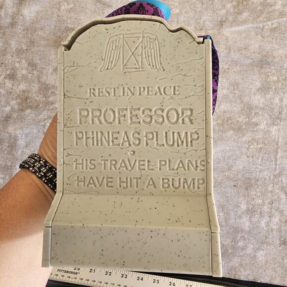 Disney 50th Haunted Mansion Phineas Hitchhiking Ghost Popcorn Bucket Light Sound - Picture 4 of 4